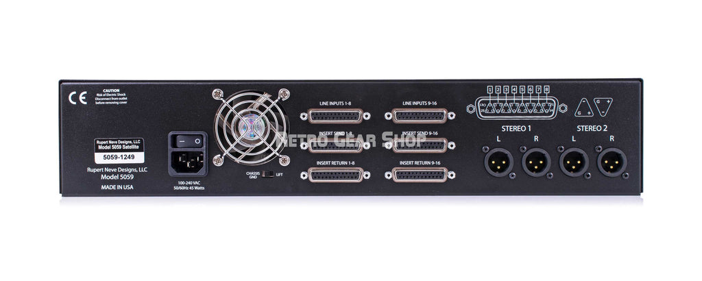 Rupert Neve Designs 5059 Rear