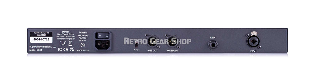 Rupert Neve Designs Newton Channel Strip Rear