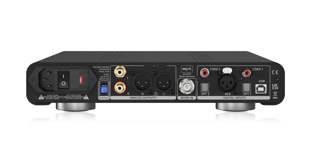SPL Audio Diamond Premium DAC Rear