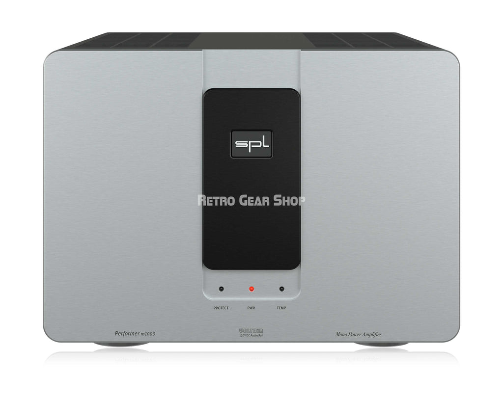 SPL Audio Performer m1000 Monoblock Power Amplifier Silver Silver Front