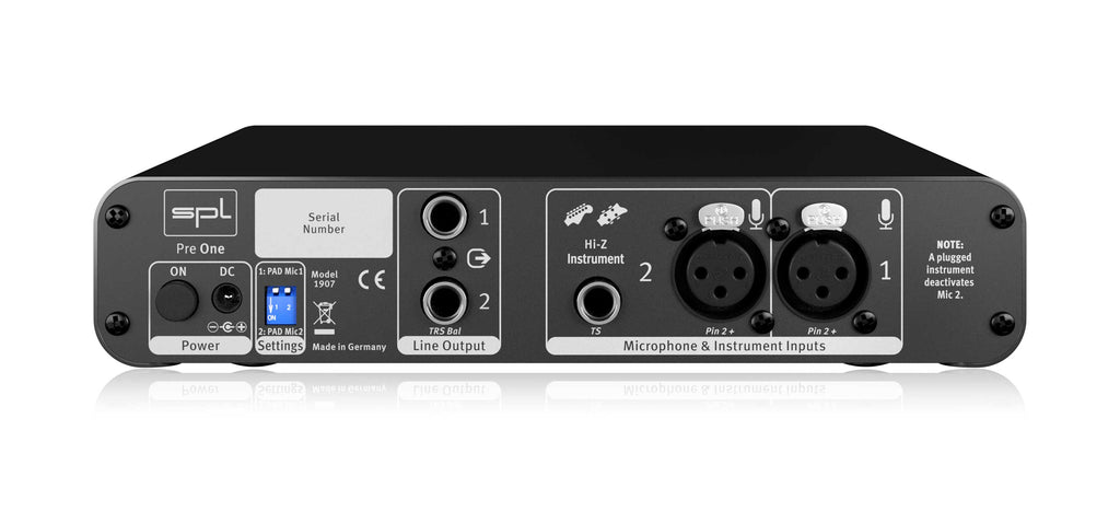 SPL Audio Pre One Rear