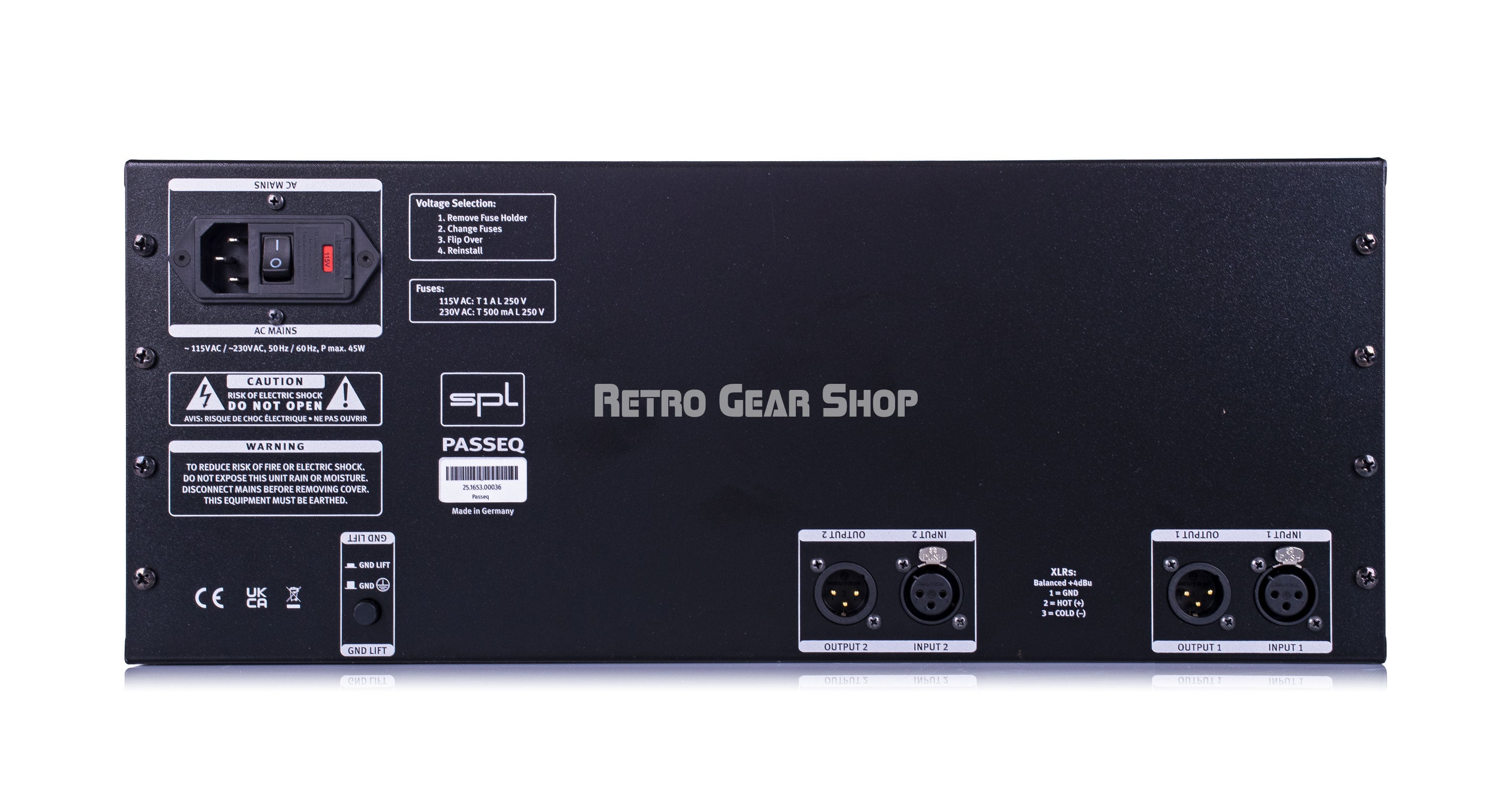 SPL PASSEQ Passive Mastering Equalizer EQ Black Mint– Retro Gear Shop