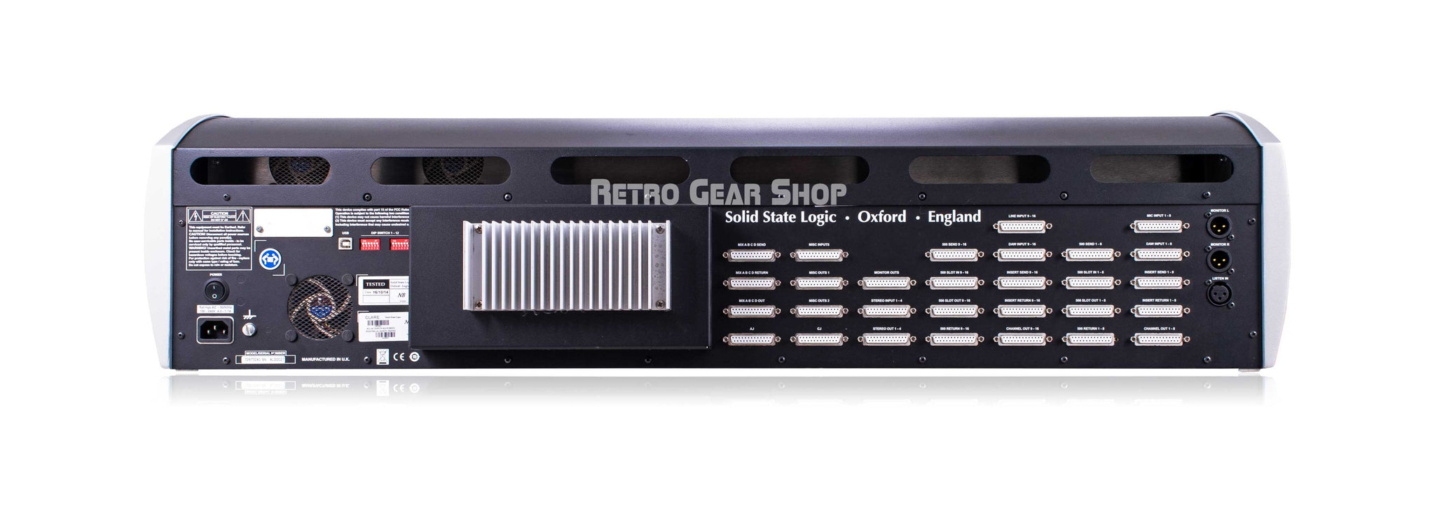 SSL XL-Desk SuperAnalogue Mixer 500 Series Rack Unloaded – Retro Gear Shop