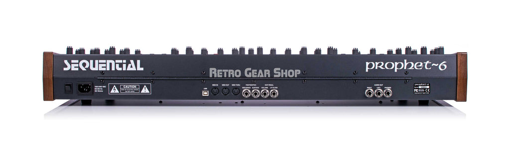 Sequential Prophet 6 Keyboard Rear