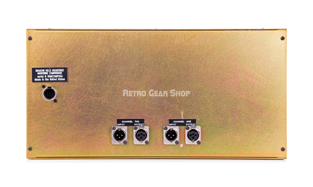 Shadow Hills Mastering Compressor Rear