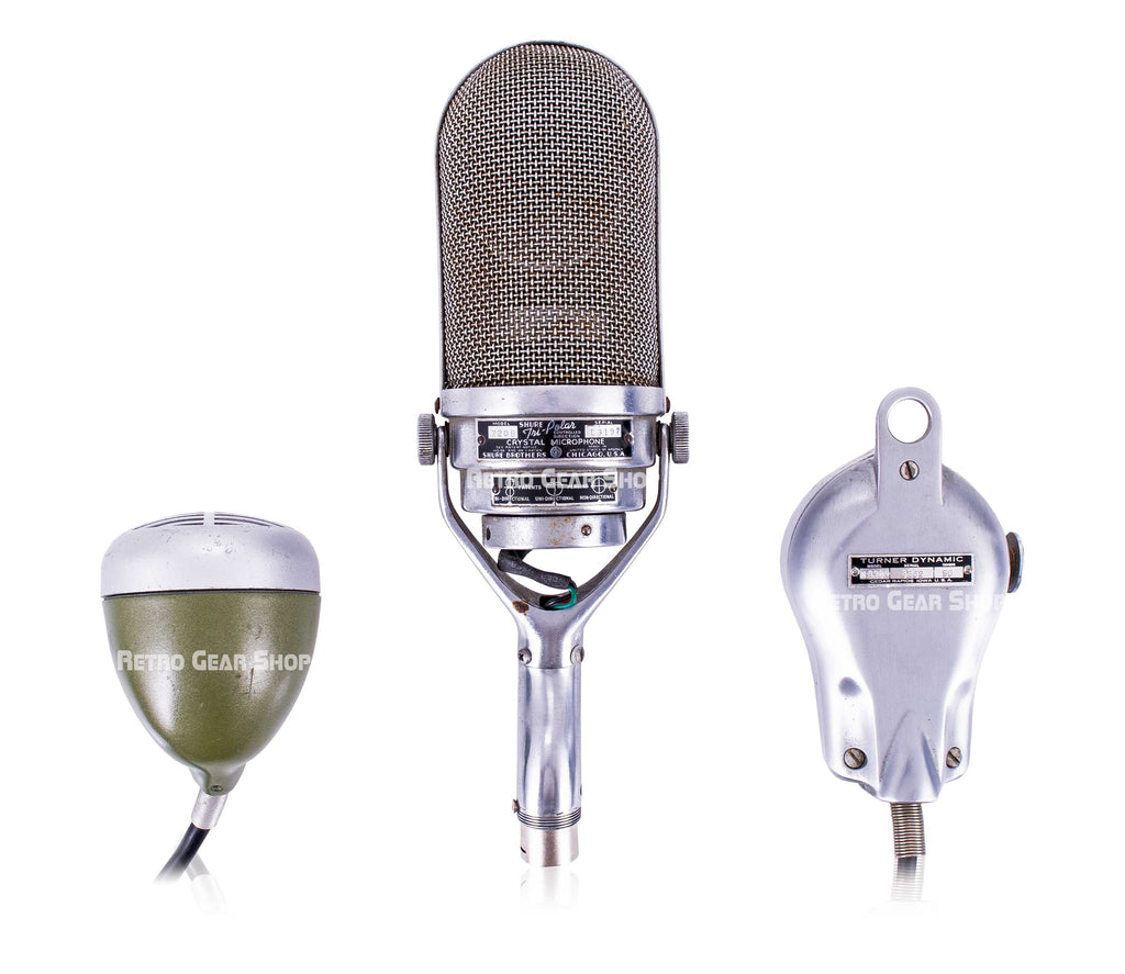 Shure 520D Shure 720B Tri Polar Turner NS209 Rear