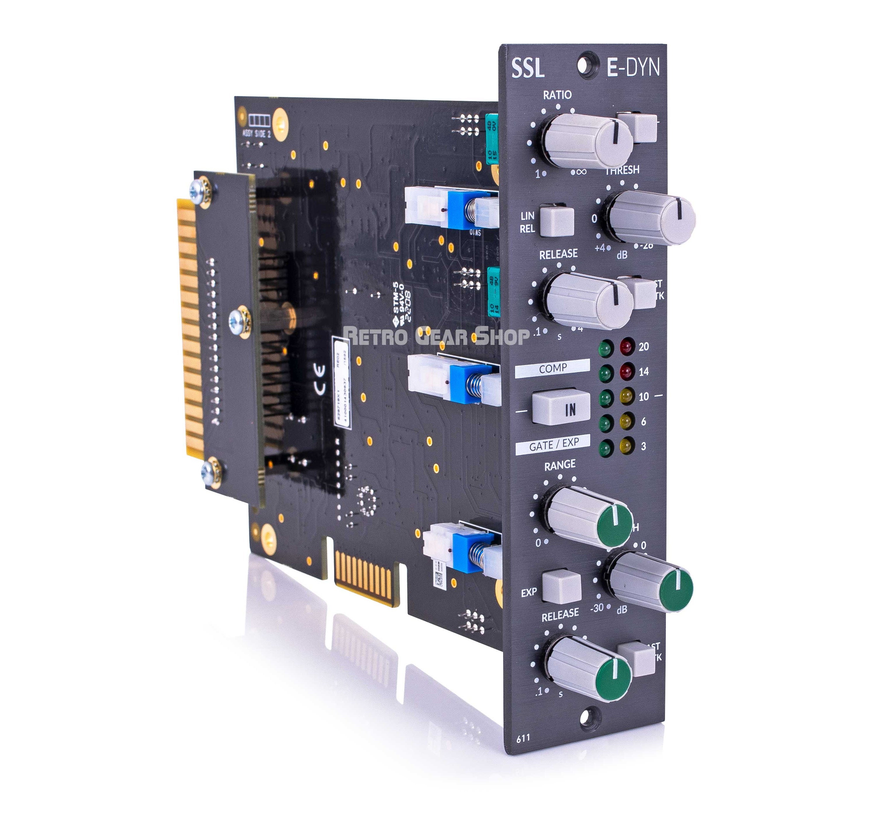 Solid State Logic SSL E-Series Dynamics MK2 Module 611 500 Series Comp ...