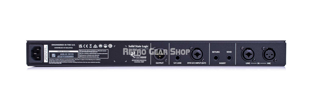 Solid State Logic SSL Revival 4000 Rear