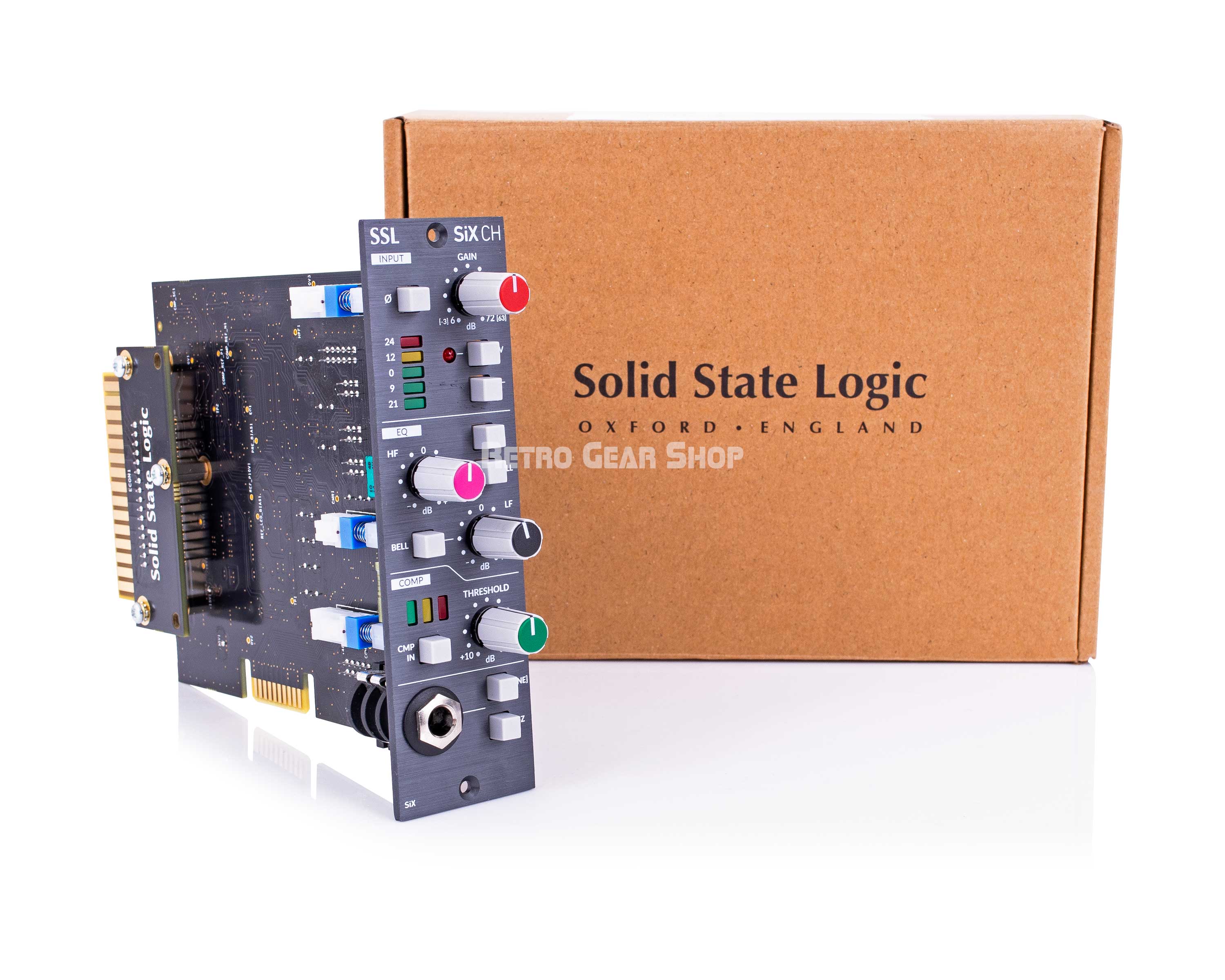 Solid State Logic SSL SiX Channel 500 Series Channel Strip– Retro