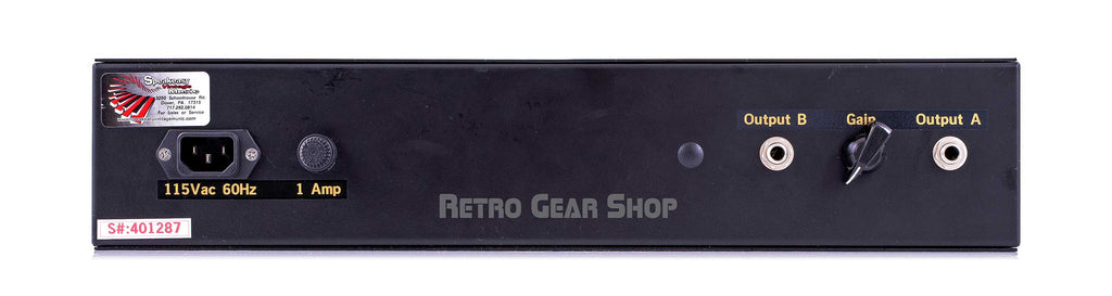 Speakeasy Vintage Music Dyno Hybrid Suitcase Tube Preamp Rear