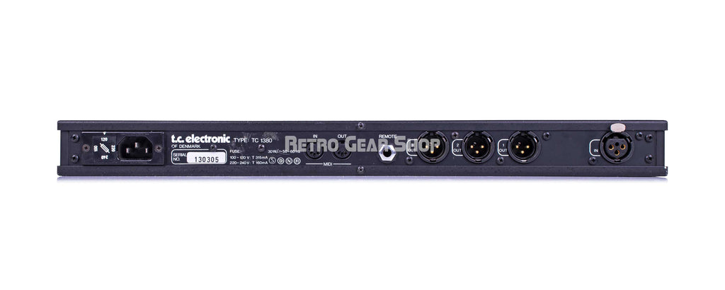 TC Electronic 1380 Rear