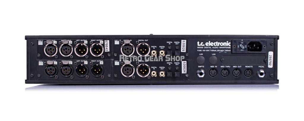 TC Electronic M5000 Rear
