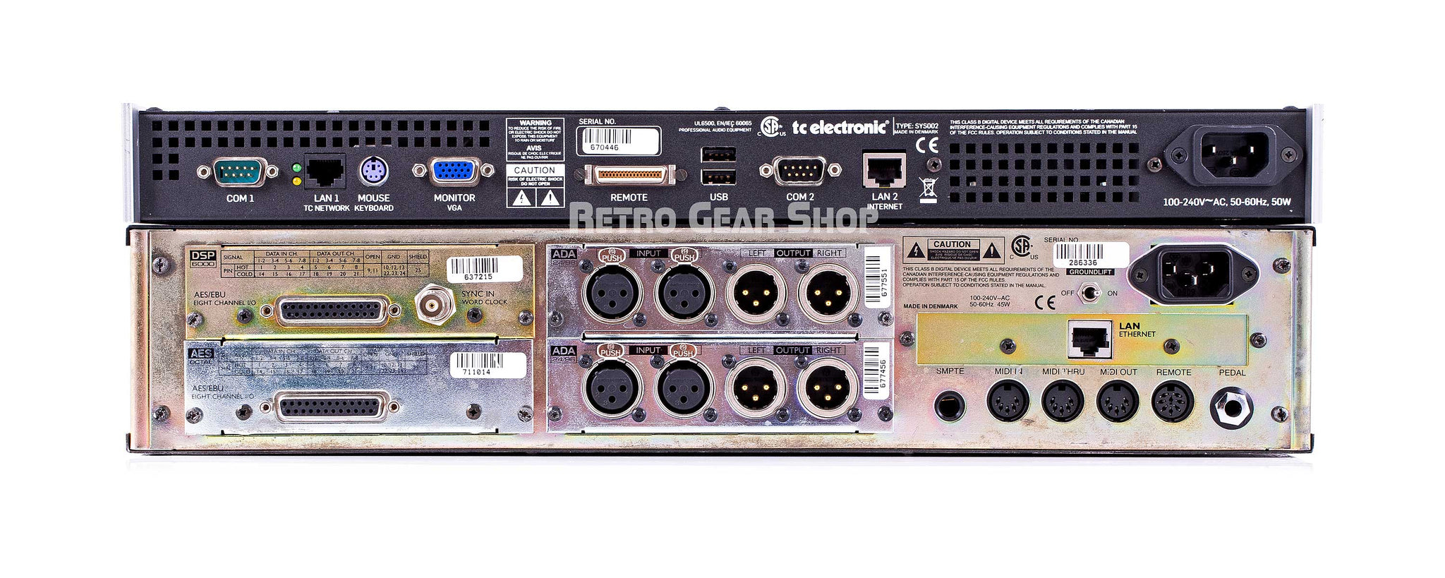 TC Electronics 6000 MkII Rear