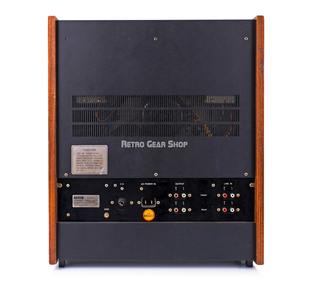 Teac 3340 Rear