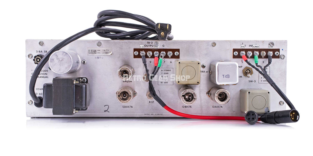 Teletronix LA-2A Rear