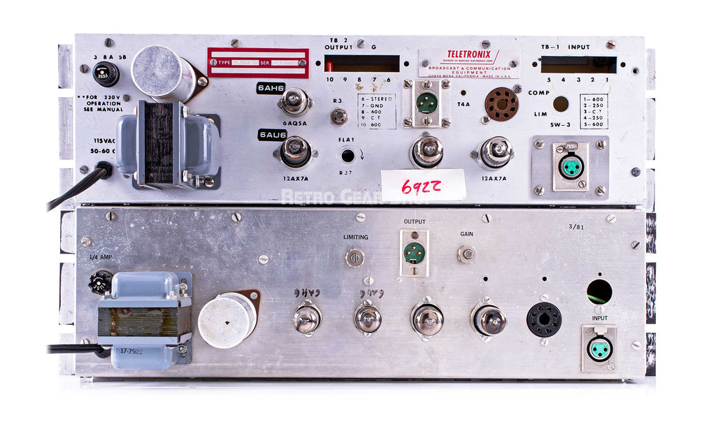 Teletronix LA-2A Modded Pair Rear