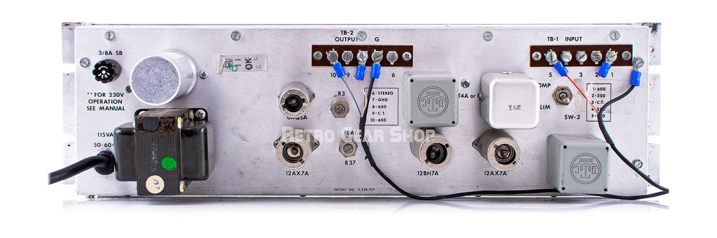 Teletronix LA-2A Rear