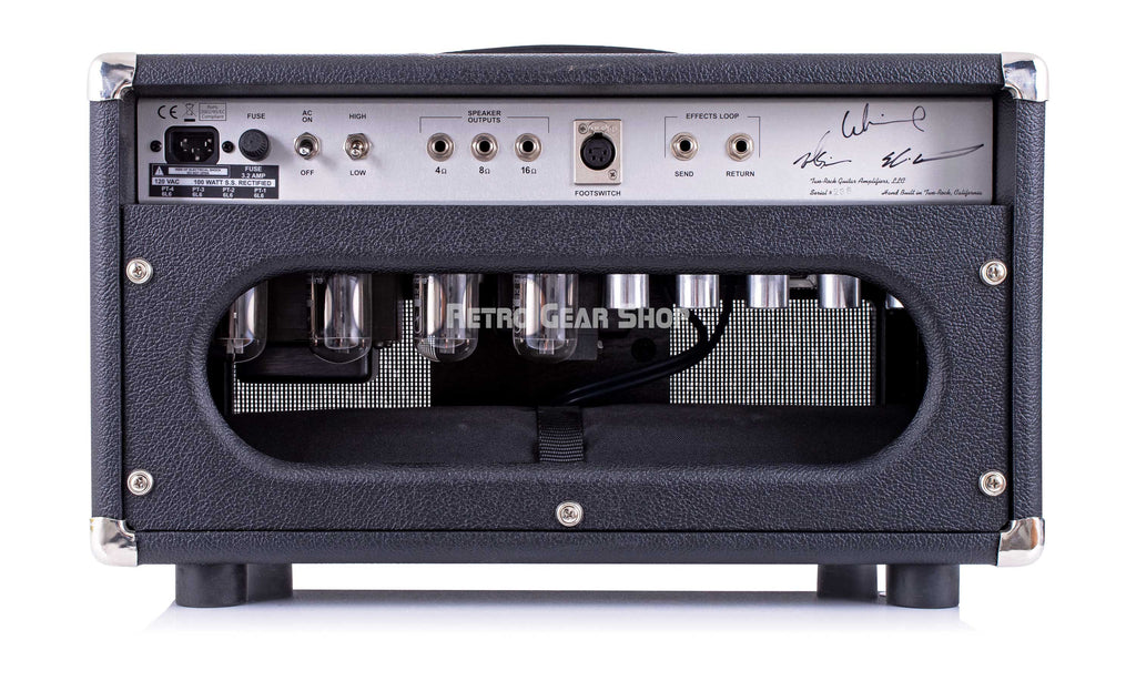 Two Rock Classic Signature Reverb Head 100W Rear