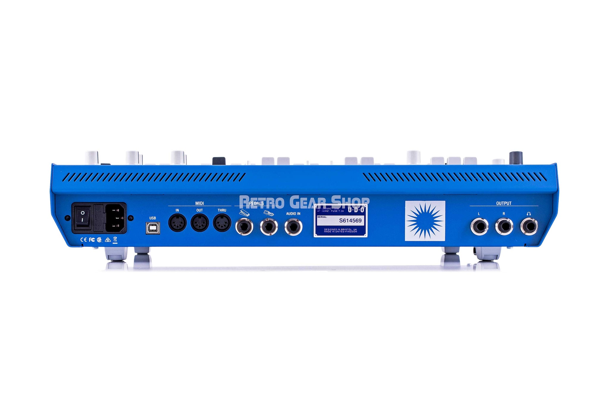 Udo Super 6 Desktop Blue Limited Edition Synthesizer Compact Synth ...