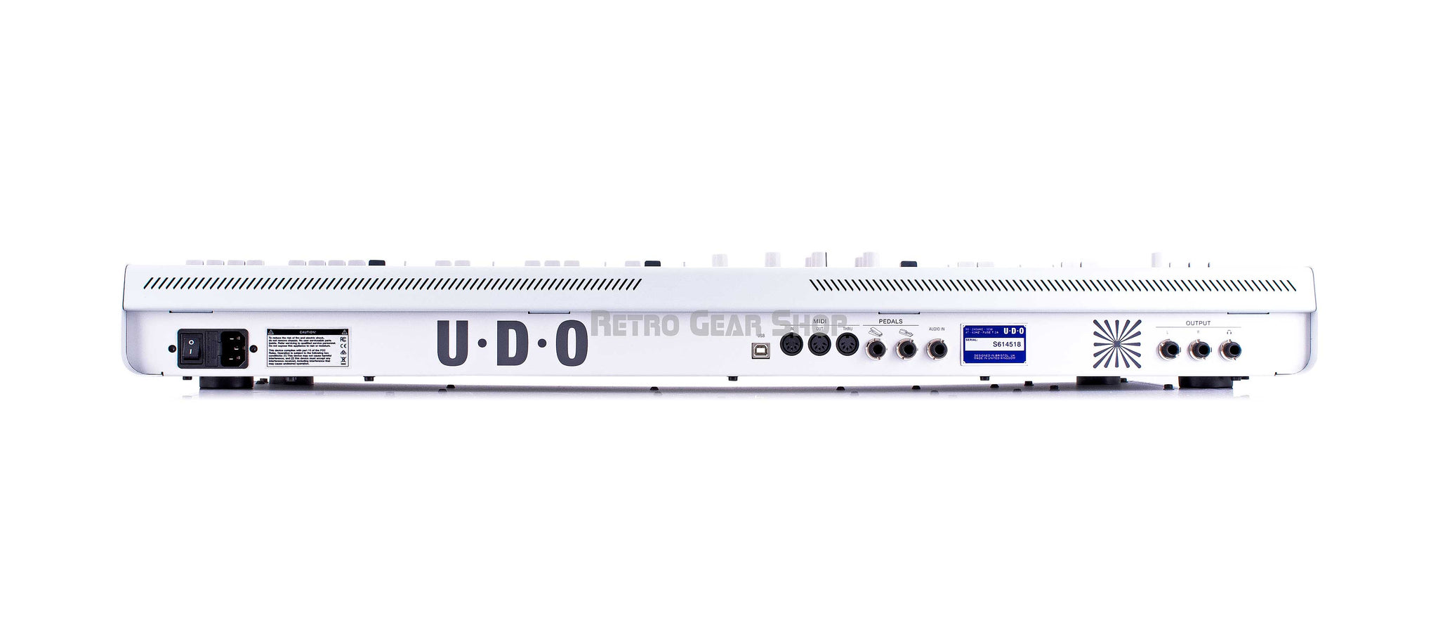 Udo Super 6 White Rear
