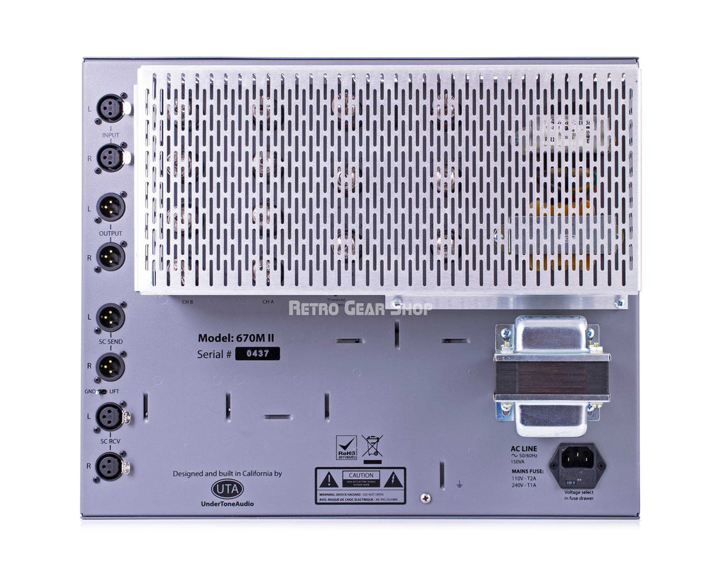 Undertone Audio UnFairchild 670M II Rear