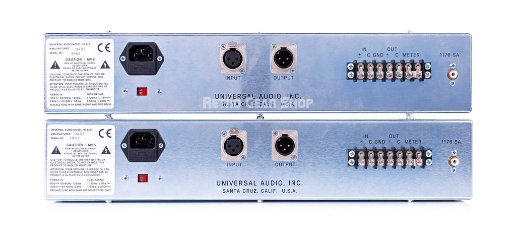 Universal Audio 1176LN Rear