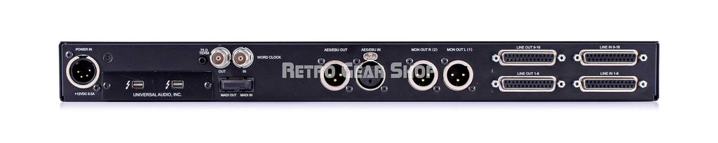 Universal Audio Apollo 16 MKII Rear
