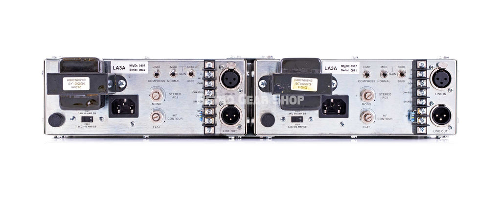 Universal Audio LA-3A Reissue Rear