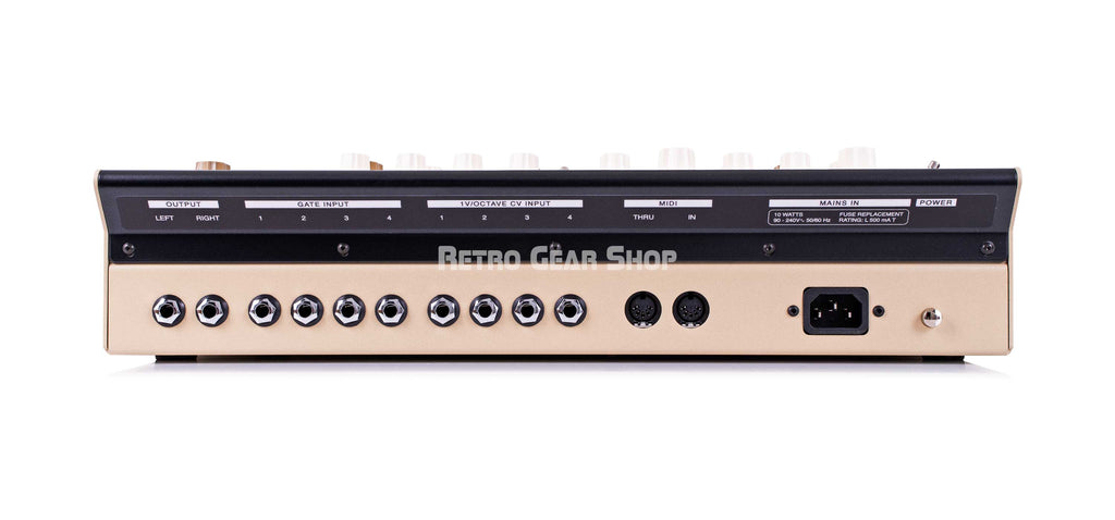 Vermona PERfourMER MKII CV/Gate Quad Synth Analog Desktop Synthesizer Rear