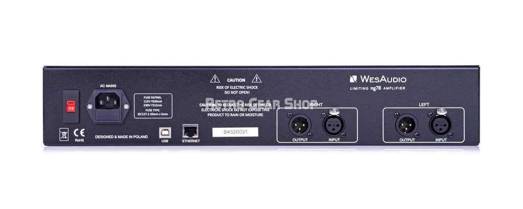 WesAudio ng78 Rear