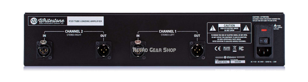 Whitestone Audio P331 EVL Rear