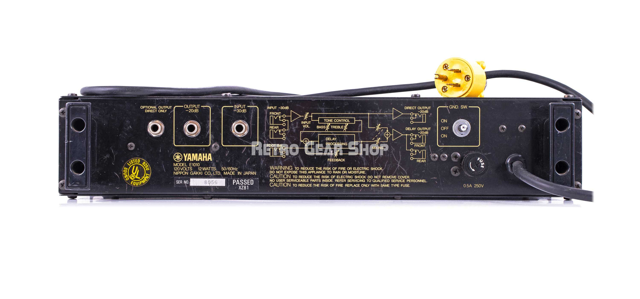 Yamaha E1010 Rack Analog Delay Vintage Rare – Retro Gear Shop