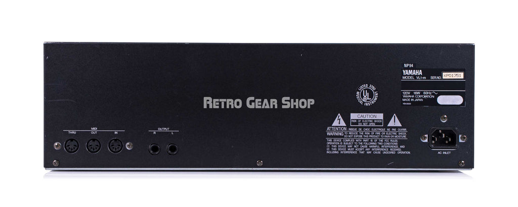 Yamaha VL1-m V2 Rear