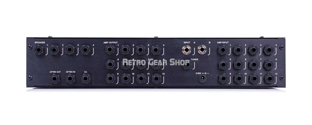 de Lisle Amp-Speaker Selector 12x4 with Reactive Attenuator Dual Input Rear