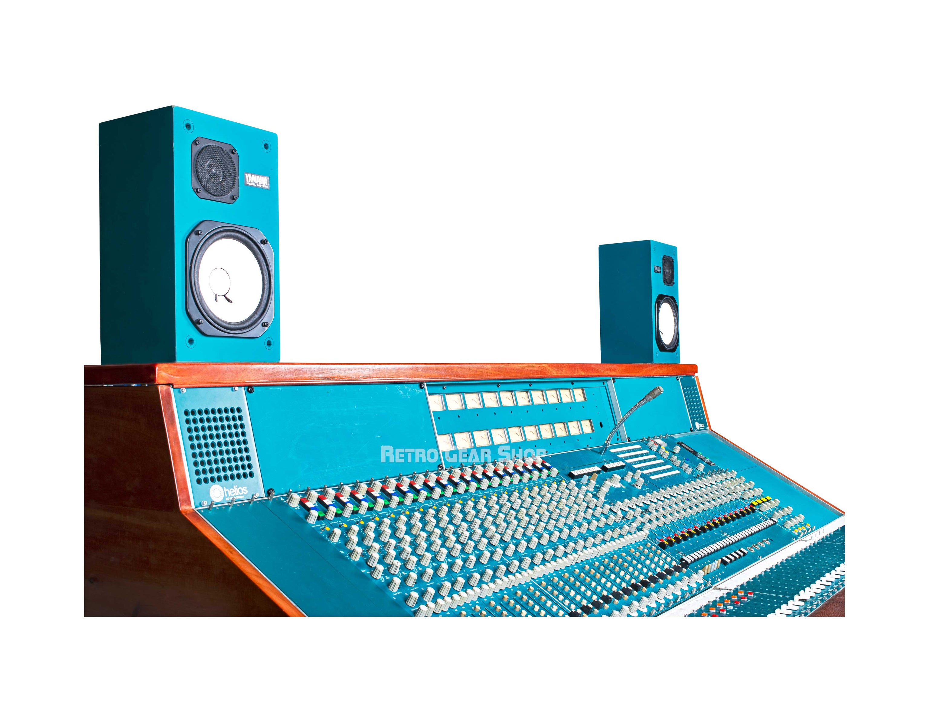 Helios HJ-1 Dub Station 20-Channel Mixing Console Blue Vintage Rare ...