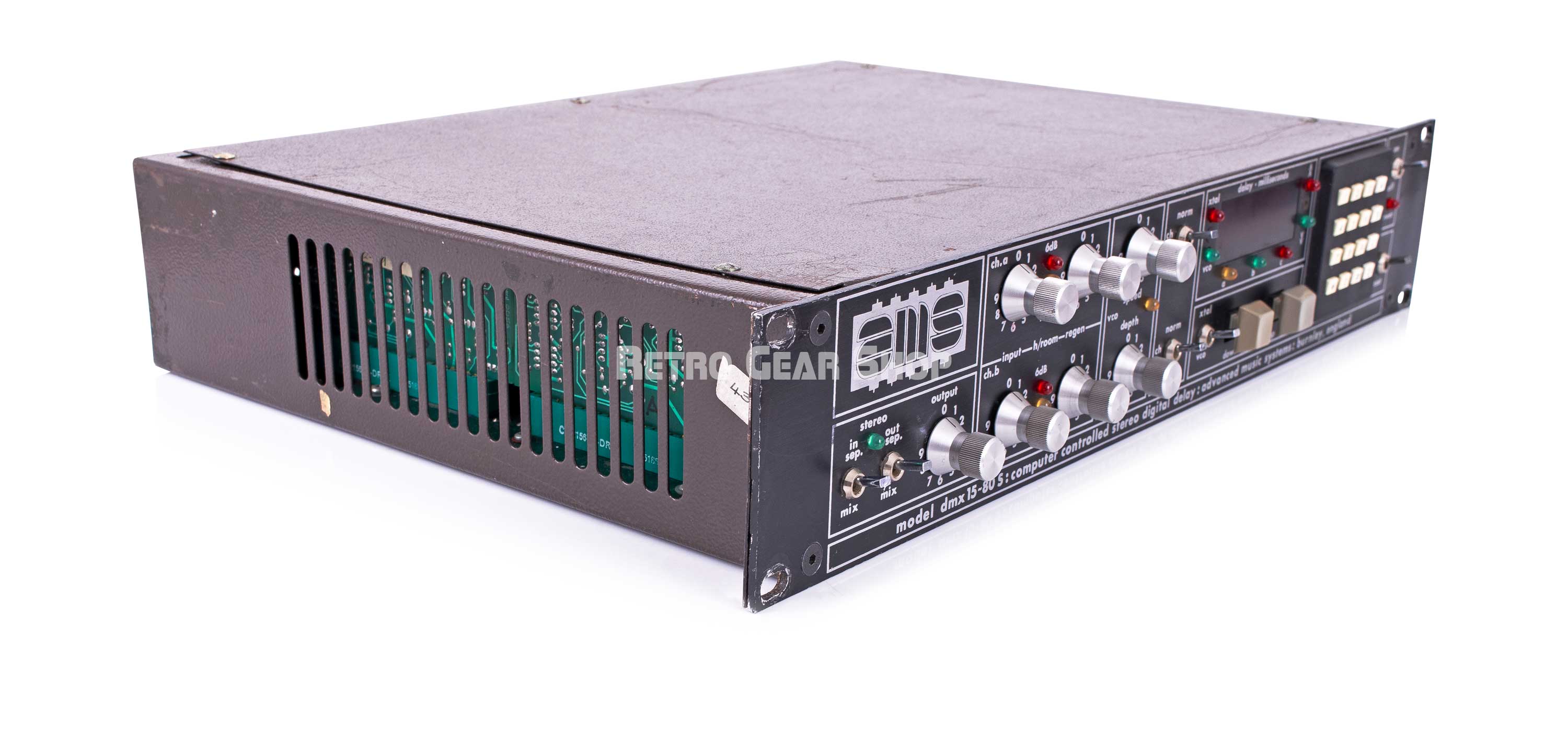 AMS Neve DMX 15-80s Stereo Digital Delay Vintage Rare DMX1580s