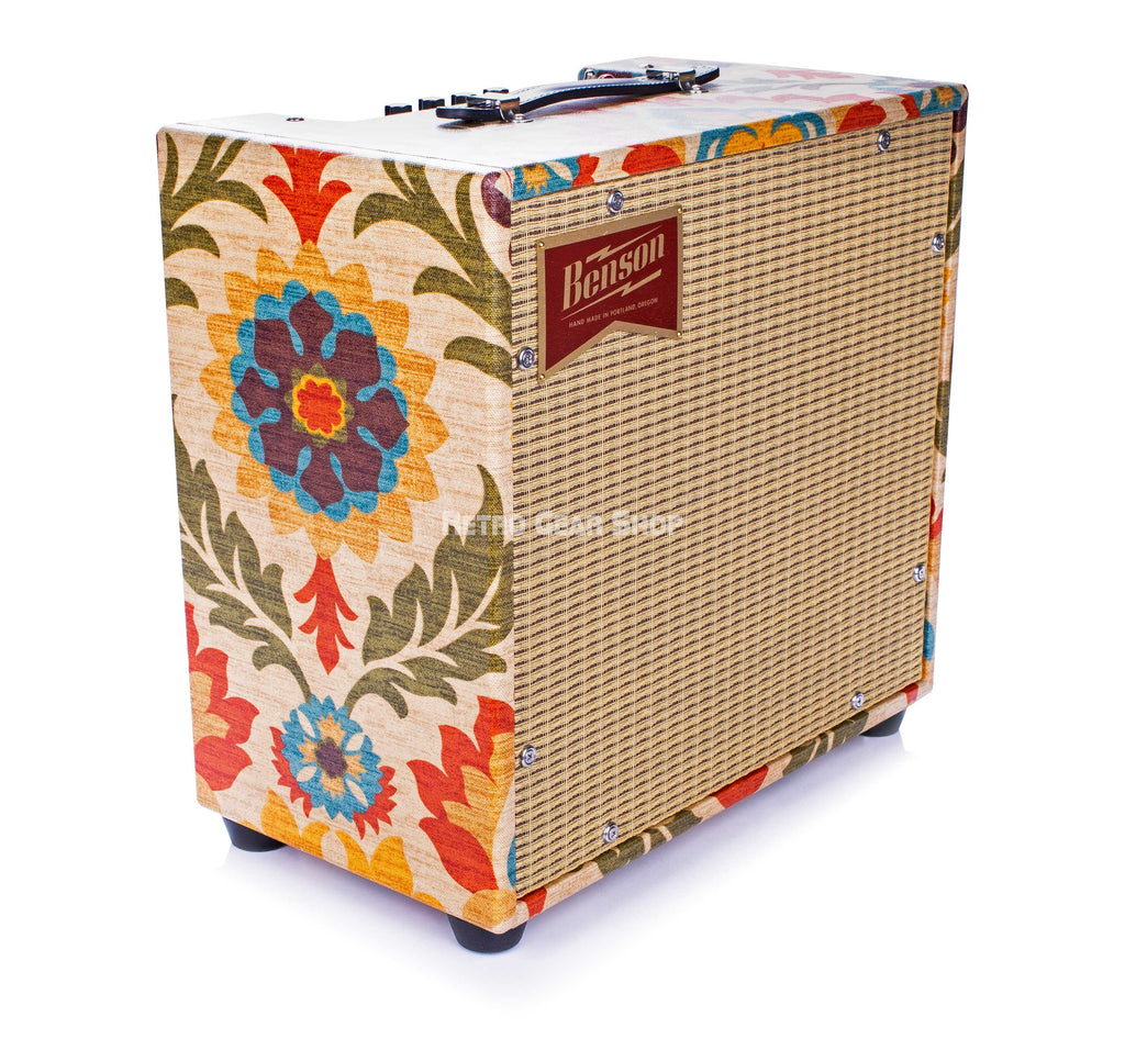 Benson Amps Nathan Jr 1x10 Combo Desert Gertie Wheat Amplifier Top Left