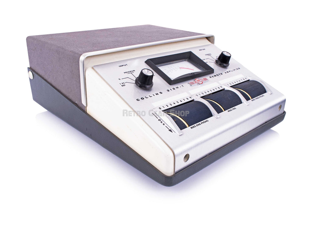 Collins 212H-1 Remote Amplifier Top Left