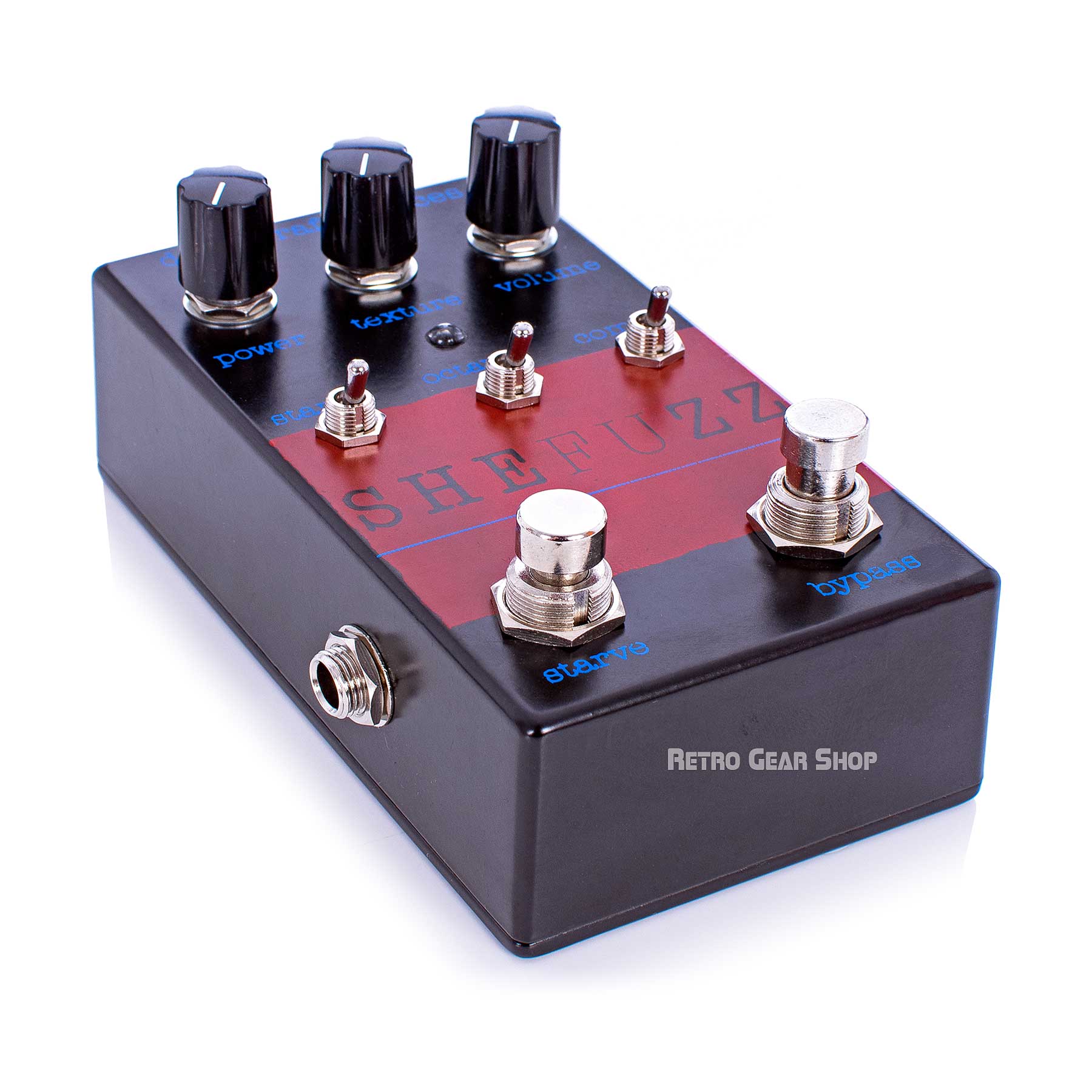 Dwarfcraft Devices SheFuzz Limited Edition Black Red Pedal Fuzz