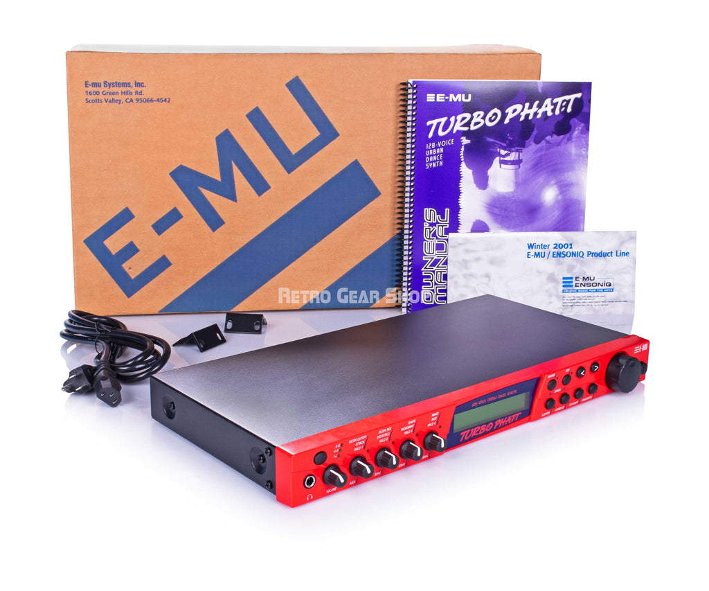 E-Mu Systems Turbo Phatt Top Left Extras
