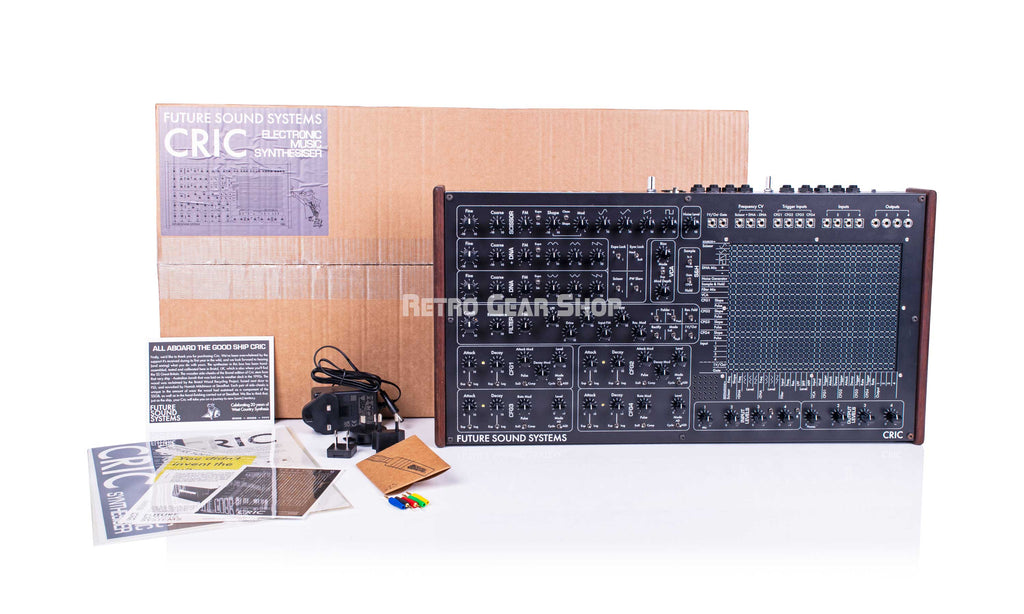 Future Sound Systems FSS Cric Electronic Music Synthesizer Brunel Limited Edition Accessories