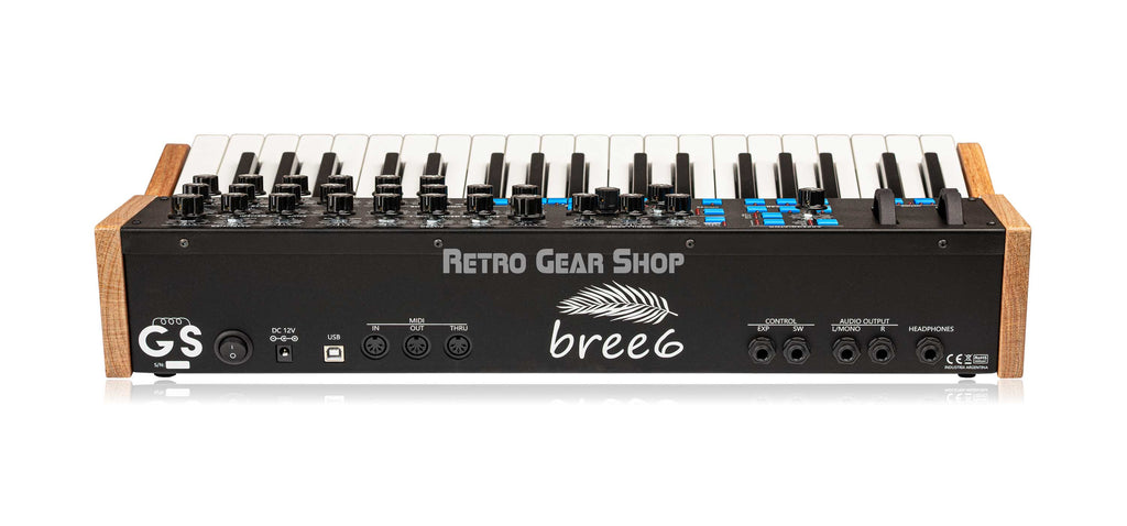 GS Music Bree6 Keyboard Rear