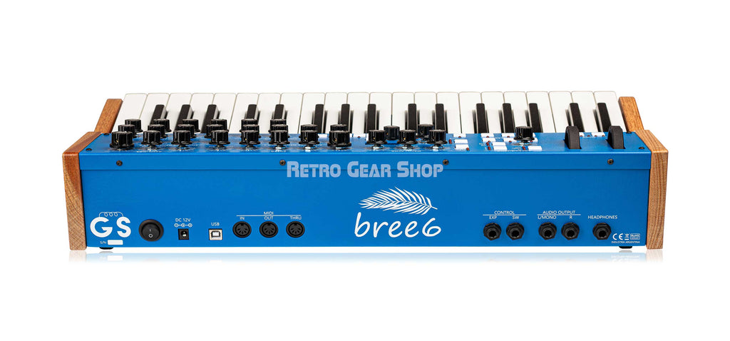 GS Music Bree6 Keyboard Rear