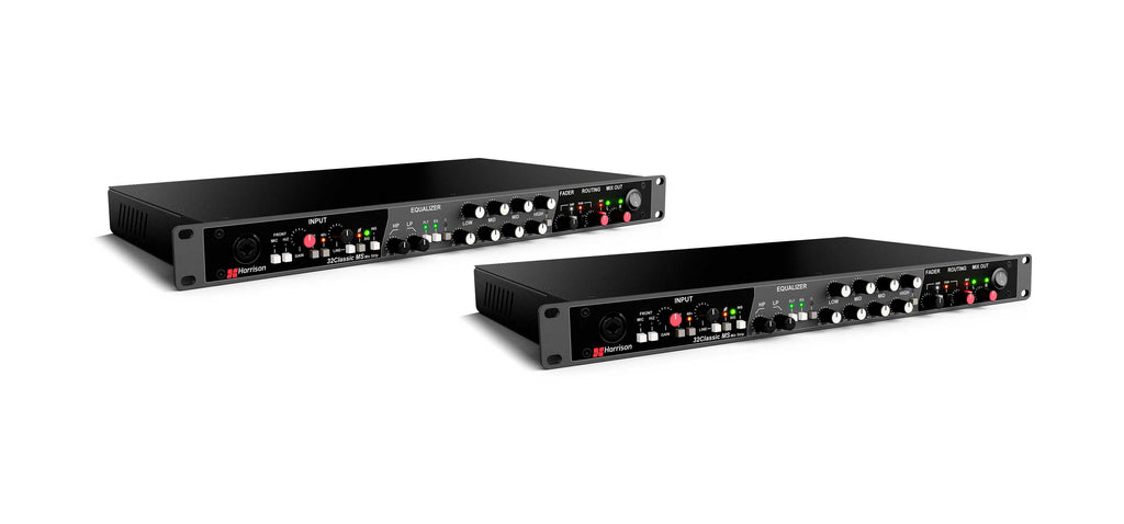 Harrison Audio 32Classic MS Mixstrip Pair Top Left