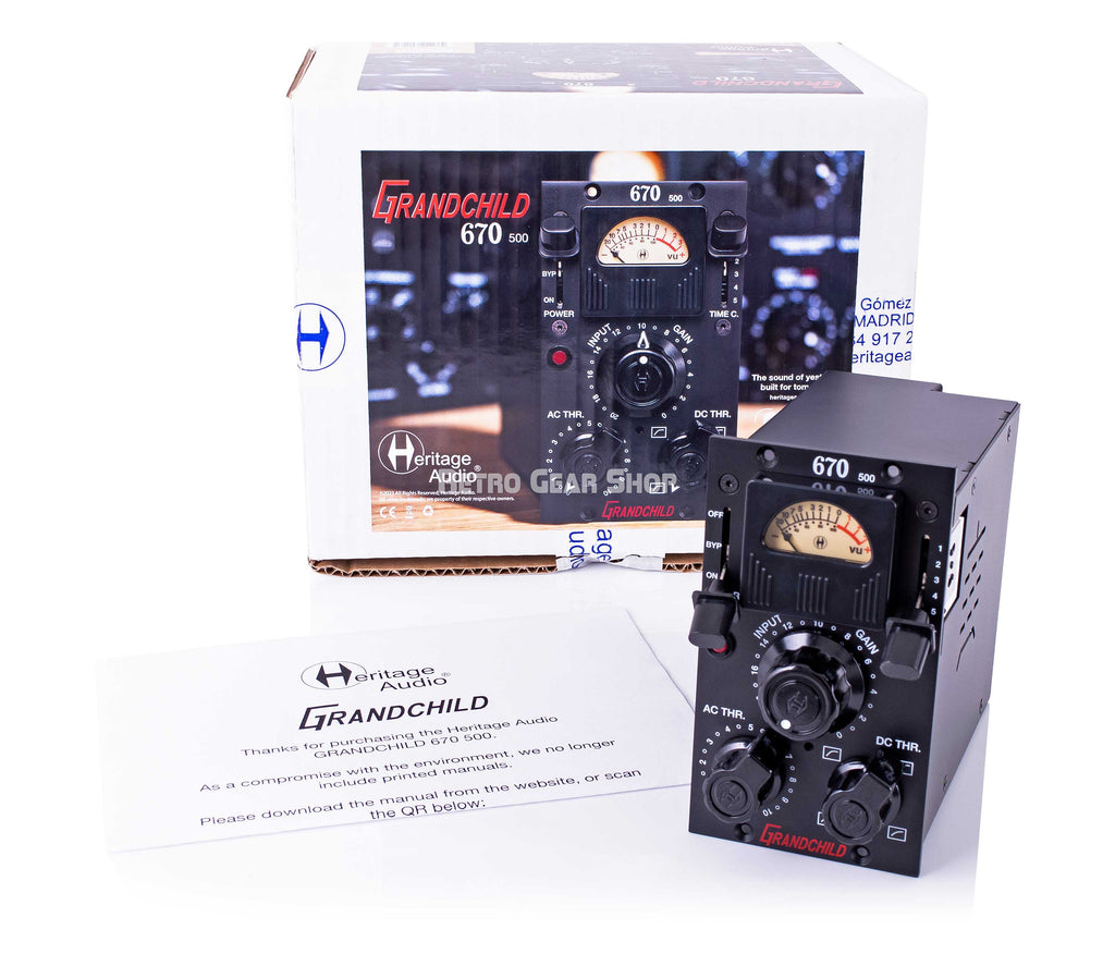 Heritage Audio Grandchild 670/500 Box Manual