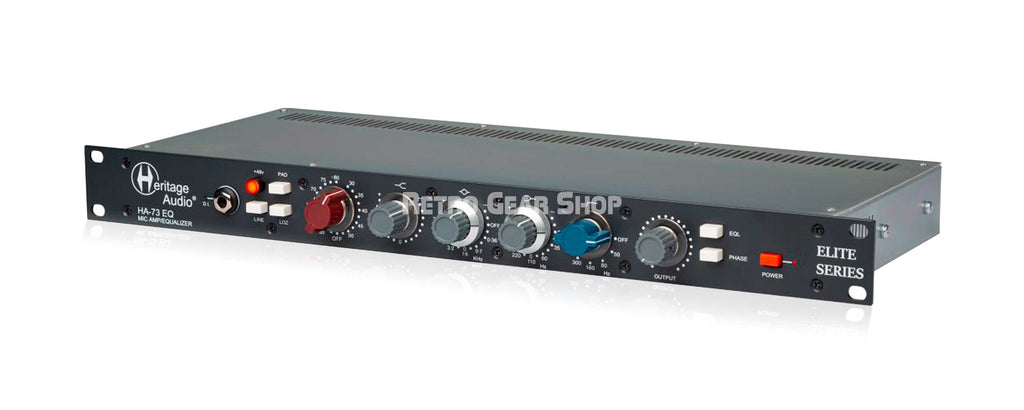 Heritage Audio HA 73 EQ Top Left