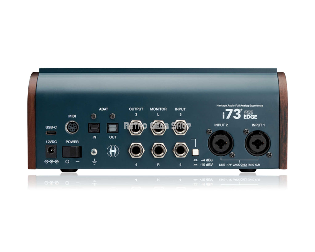 Heritage Audio i73 PRO EDGE Rear