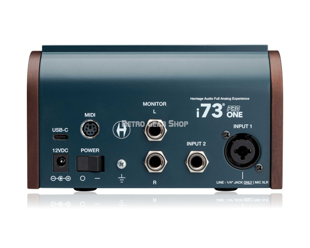 Heritage Audio I73 PRO ONE Rear