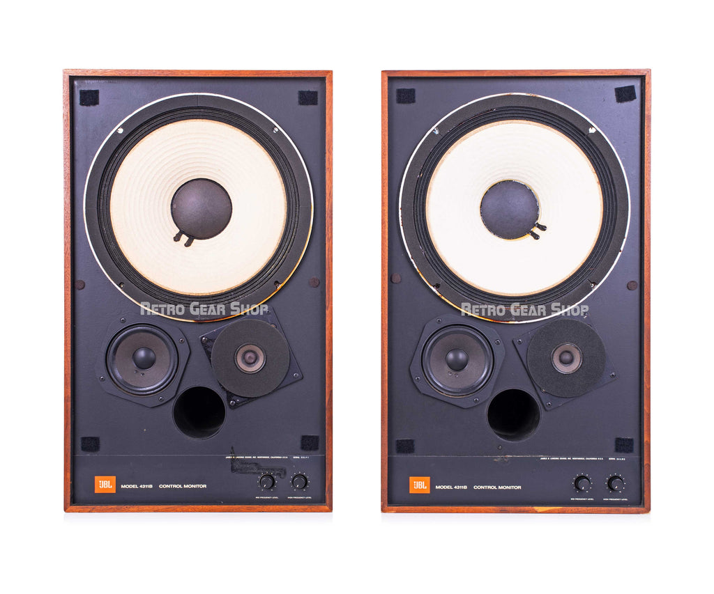 JBL 4311B Monitor Pair Front Open