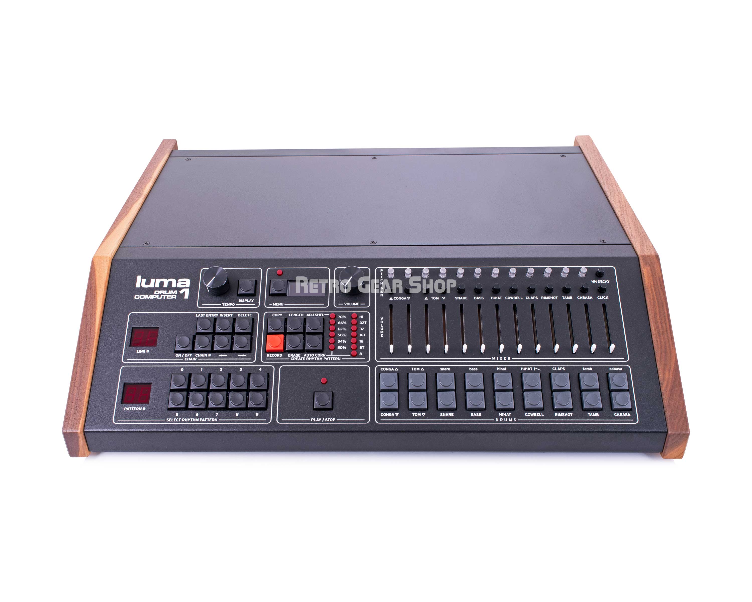 Luma Luma-1 Walnut 120v Drum Computer Analog Synthesizer Synth